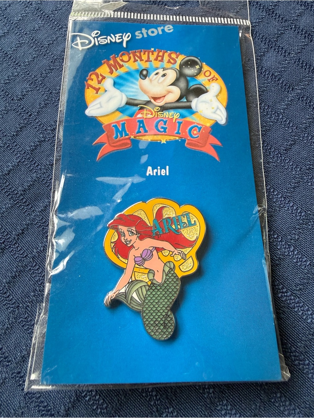 Disney 2002 12 Months of Magic Ariel Pin NWT Sealed Disney Store